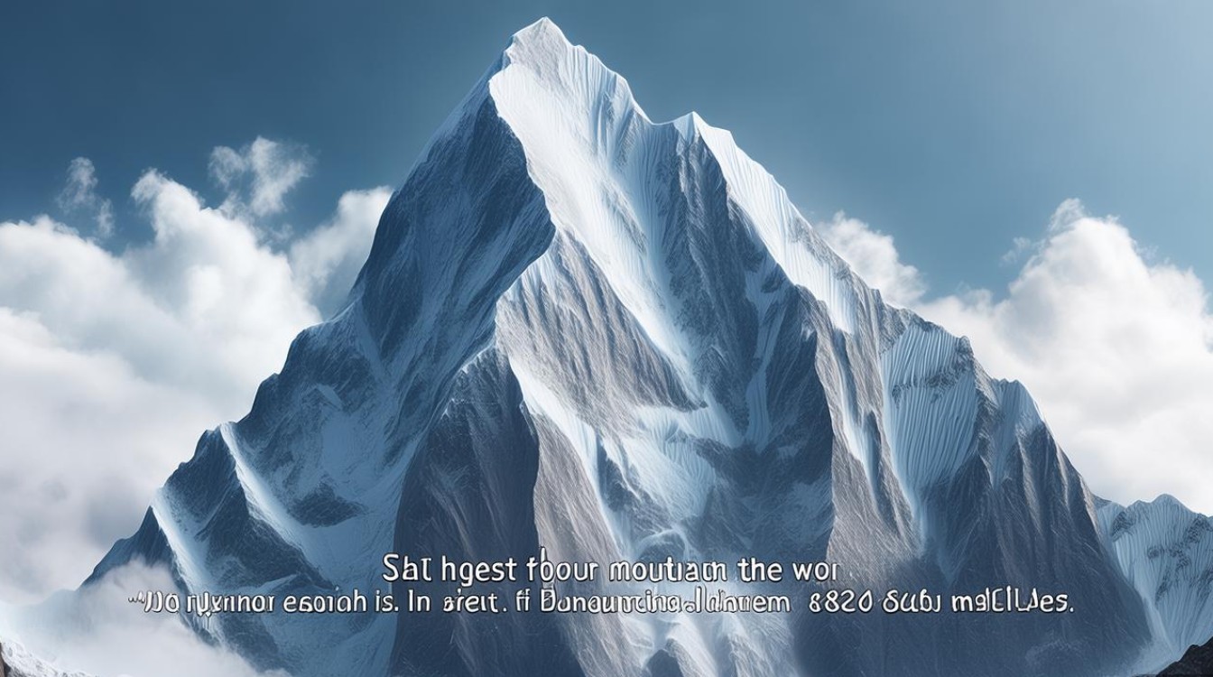 世界上最高的山海拔多少