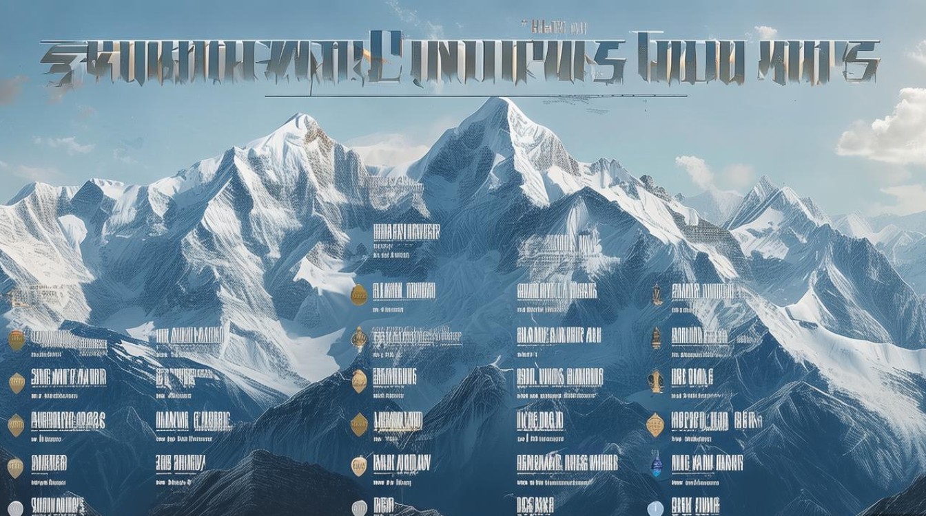世界上最高山排名榜