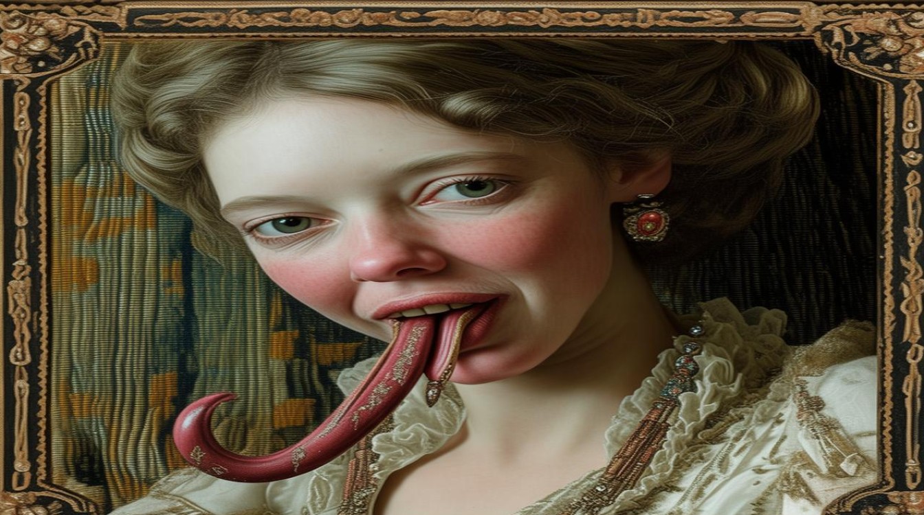 世界上最长舌头的女人