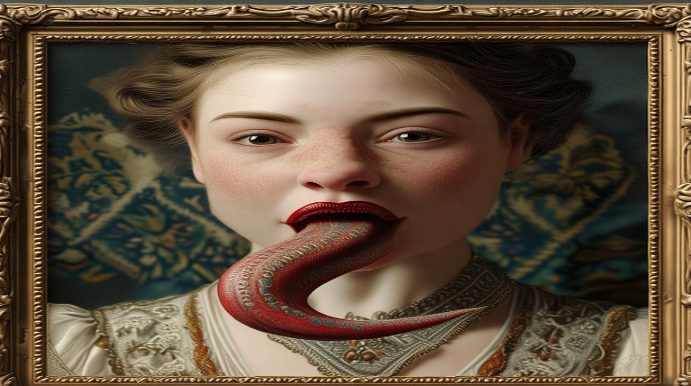 世界上最长舌头的女人