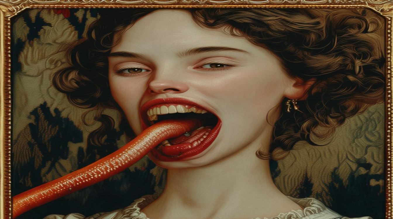 世界上最长舌头的女人